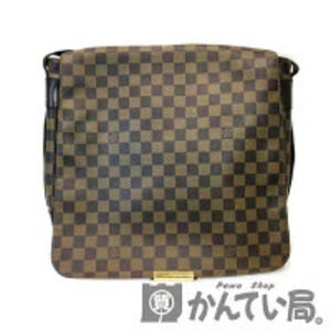 LOUIS VUITTON Damier Bastille Shoulder Bag Crossbody Canvas Leather Brown